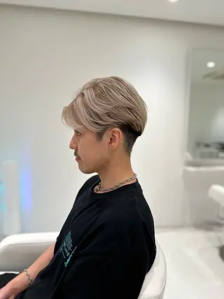 カラー メンズ 高島 悠吾のヘアスタイル