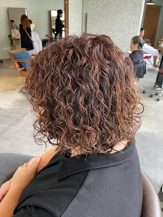 ミディアム パーマ ∮フェードスタイル∮ 加藤嘉陛のヘアスタイル