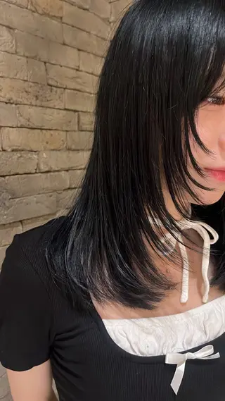 セミロング 大人可愛い/韓国 レイヤー🎀まおのヘアスタイル