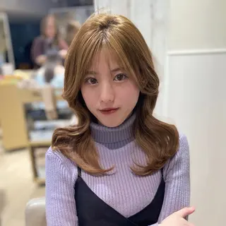 ミディアム ヘアアレンジ レイヤーカット✂️/ 新宿/Amiのヘアスタイル