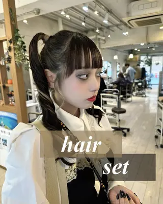 ヘアアレンジ 佐藤 愛のヘアスタイル