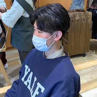 ショート パーマ メンズ メンズパーマ&メンズ 縮毛矯正/平野/渋谷のヘアスタイル