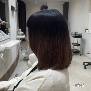 ミディアム アミーベル🧸🧡 本店✂️しおりのヘアスタイル