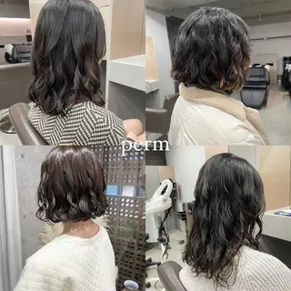 ミディアム カラー 表参道🌿赤み消し カラー/チナツのヘアスタイル