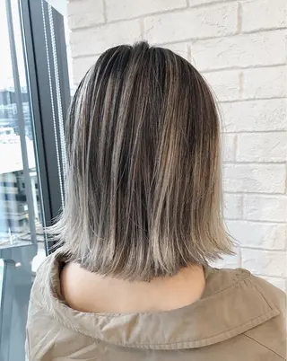 ミディアム カラー ノンダメージ髪質改善 カラー💎/KURAのヘアスタイル