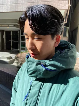 ミディアム メンズ 💈圧倒的メンズ特化 DAITO💈のヘアスタイル