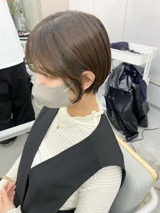 ショート カラー 前橋 姫奈のヘアスタイル