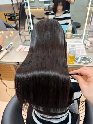 ロング カラー パーマ ヘアアレンジ 【博多髪質改善】 吉村　清志のヘアスタイル