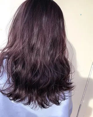 ロング カラー ヘアアレンジ メンズ キッズ ネイル マツエク・マツパ 透明感カラー🤎 ゆりのヘアスタイル