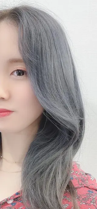 セミロング カラー TSUYOSHI 韓国ヘア/くびれヘアのヘアスタイル