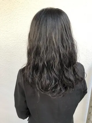 ロング パーマ 及川 祐輔のヘアスタイル