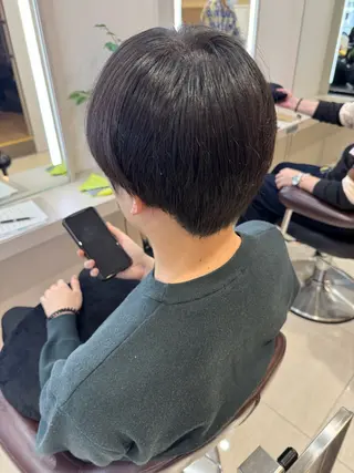 ショート メンズ パーマ/ハイトーン /吉田眞のヘアスタイル