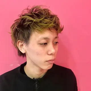 ショート カラー メンズ Vir by browのヘアスタイル