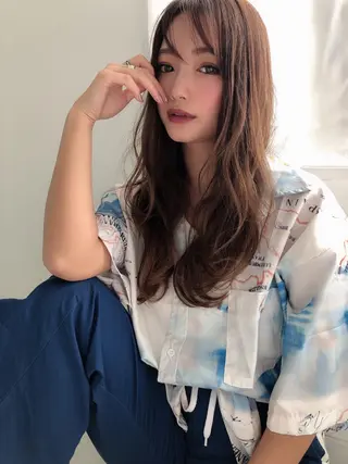 セミロング 縮毛矯正・髪質改善 ❣️三浦正也のヘアスタイル