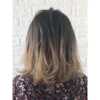 ミディアム カラー 髪質改善特化KIZU /艶髪研究（京都）のヘアスタイル