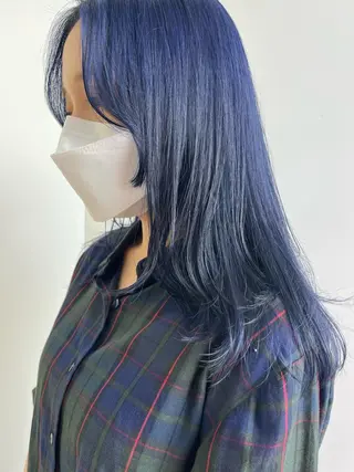 セミロング カラー タカノ ノゾミのヘアスタイル