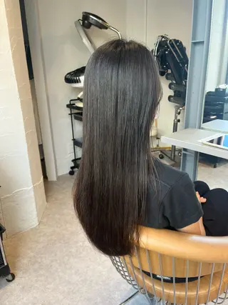 ロング うしだ かおるのヘアスタイル