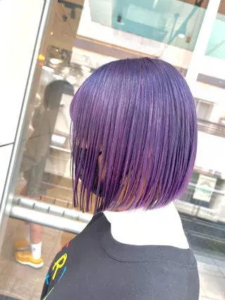 ミディアム カラー ヘアアレンジ 🌈インナーカラー ‘ショウマ’🌈のヘアスタイル