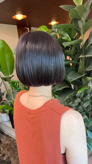 ショート カラー ミディアムレイヤー/ 艶カラー🎀　emiのヘアスタイル