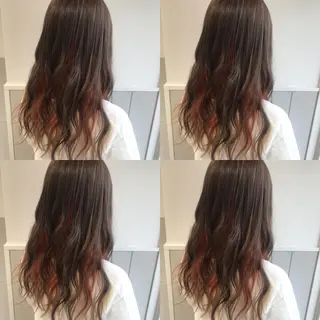 ロング カラー 小栗 麻衣のヘアスタイル
