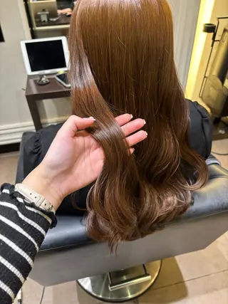 ロング カラー ヘアアレンジ rad心斎橋 airi۫ ꣑ৎのマツエク・マツパデザイン