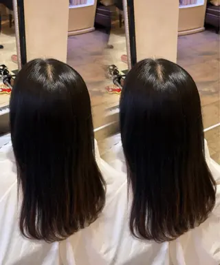 セミロング 杉本 奈々美のヘアスタイル