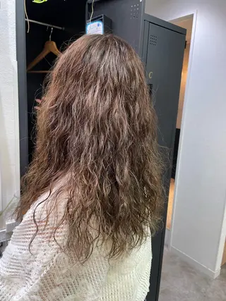 セミロング カラー パーマ 🎀レイヤー/パーマ カラー/ai🎀のヘアスタイル