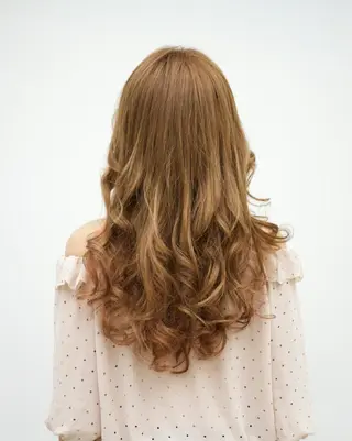 ロング カラー パーマ ヘアアレンジ メンズ キッズ アロンジェ 蕨駅西口のヘアスタイル