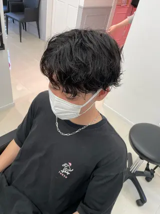 ショート パーマ ヘアアレンジ メンズ 🔥メンズ特化🔥 木村 祐太のヘアスタイル