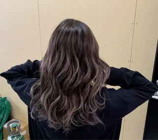 セミロング カラー EARTH石巻店 尾形  裕のヘアスタイル