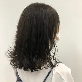 カラー 💖ブリーチなし透明 感💖ASAHIのヘアスタイル
