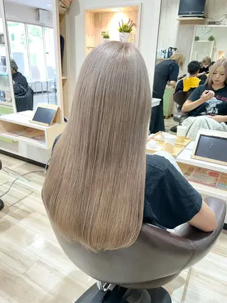 ロング カラー 🌈派手髪ハイトーン 🌈鈴木亮太🌈のヘアスタイル