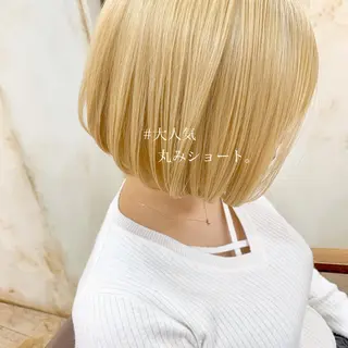 ショート カラー ◆感動口コミ/最小顔 理論カット◆森口 峻のヘアスタイル