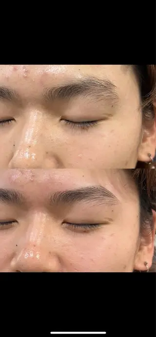 メンズ アイブロウ zoey eye. minaのマツエク・マツパデザイン