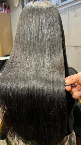 ロング カラー 当日予約OK⭕️ 佐藤太一のヘアスタイル