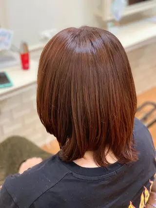 ミディアム カラー naoc area2 chie＊奈良生駒市のヘアスタイル