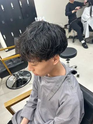 ショート パーマ メンズ 【ALEAP】 sakuraのヘアスタイル
