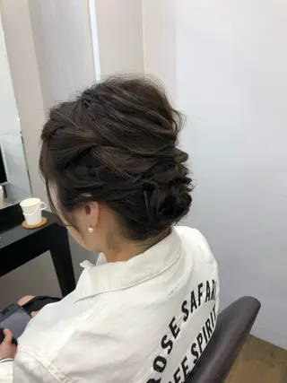ショート ヘアアレンジ レイヤー/エクステ alpha下妻のヘアスタイル