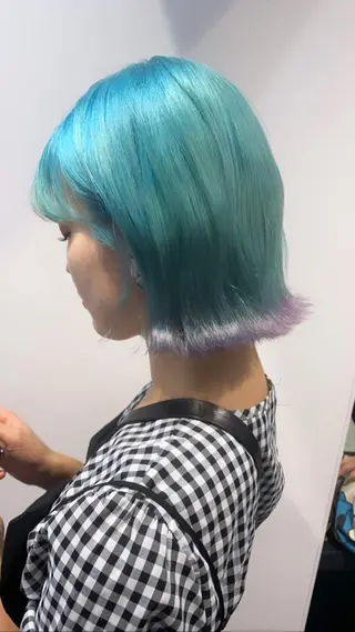 カラー ハイトーン職人 ♡中島凱人のヘアスタイル