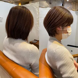 ショート カラー 小林 佳祐のヘアスタイル