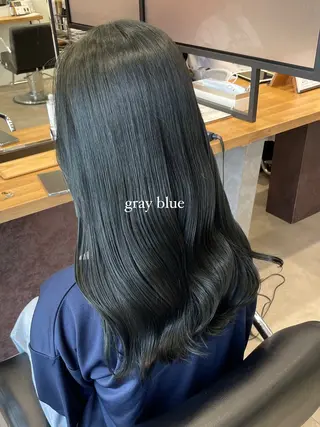 ロング カラー 佐藤 由依/水光カラーのヘアスタイル