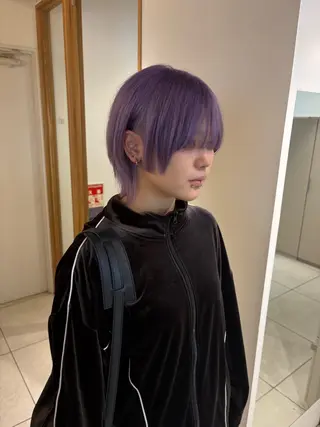 ショート カラー 似合わせカットカラー りおなのヘアスタイル