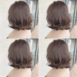 ミディアム カラー 艶髪・酸性ストレート フリツのヘアスタイル