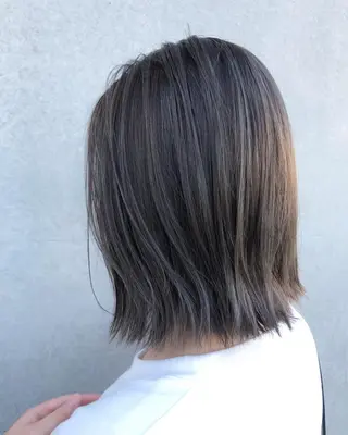 セミロング くまがい みゆ【edge.】のヘアスタイル