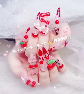 ネイル ラベンダー💖日暮里 ルル💖ネイルのネイルデザイン