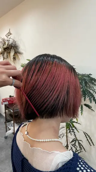 ショート 郡山/透明感カラー /馬場アンドレアのヘアスタイル