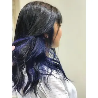 ロング カラー 松村 未央のヘアスタイル