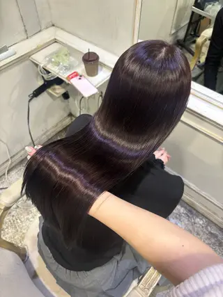 ロング カラー 柔らかベージュ 🤎YUKAのヘアスタイル