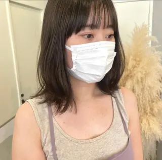 ミディアム カラー はるか 💐 お悩み改善美容師のヘアスタイル
