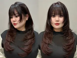 ロング カラー Livnaリヴナ立川所属・レイヤー/ハイライト /立川/赤池宏隆のヘアスタイル